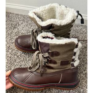 Pajar Canada women's iceland boot taupe brown size 5-5.5